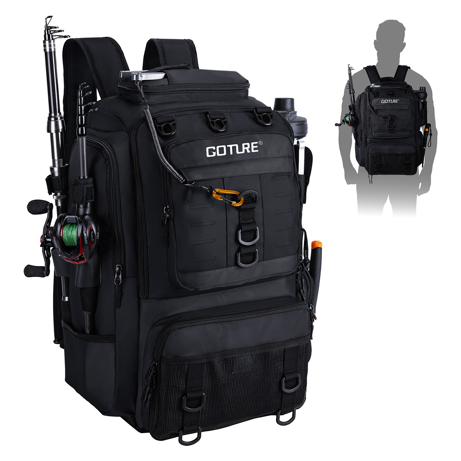 Borsa da Pesca Goture con Port - Backpack Insert Organizer recensione e prezzo