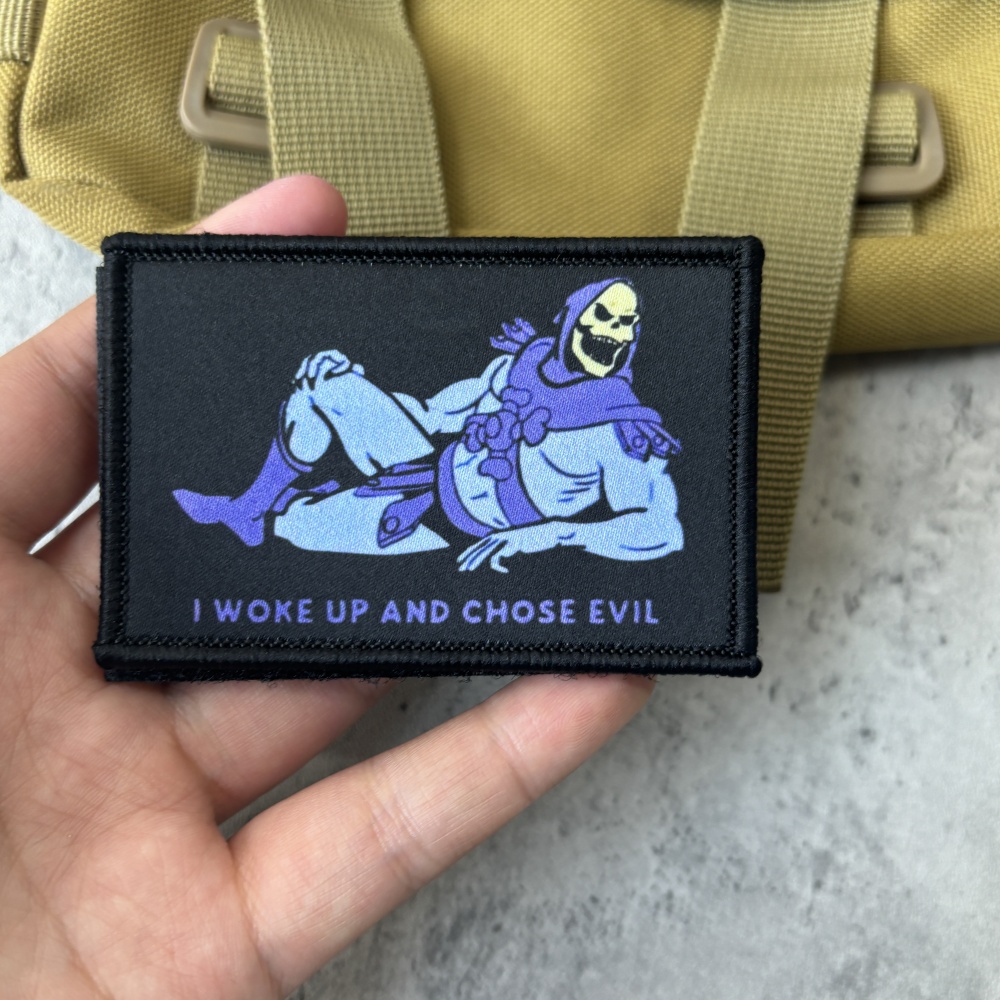 I WOKE UP AND CHOSE EVIL Patch - Urban Backpack Tactical recensione e prezzo