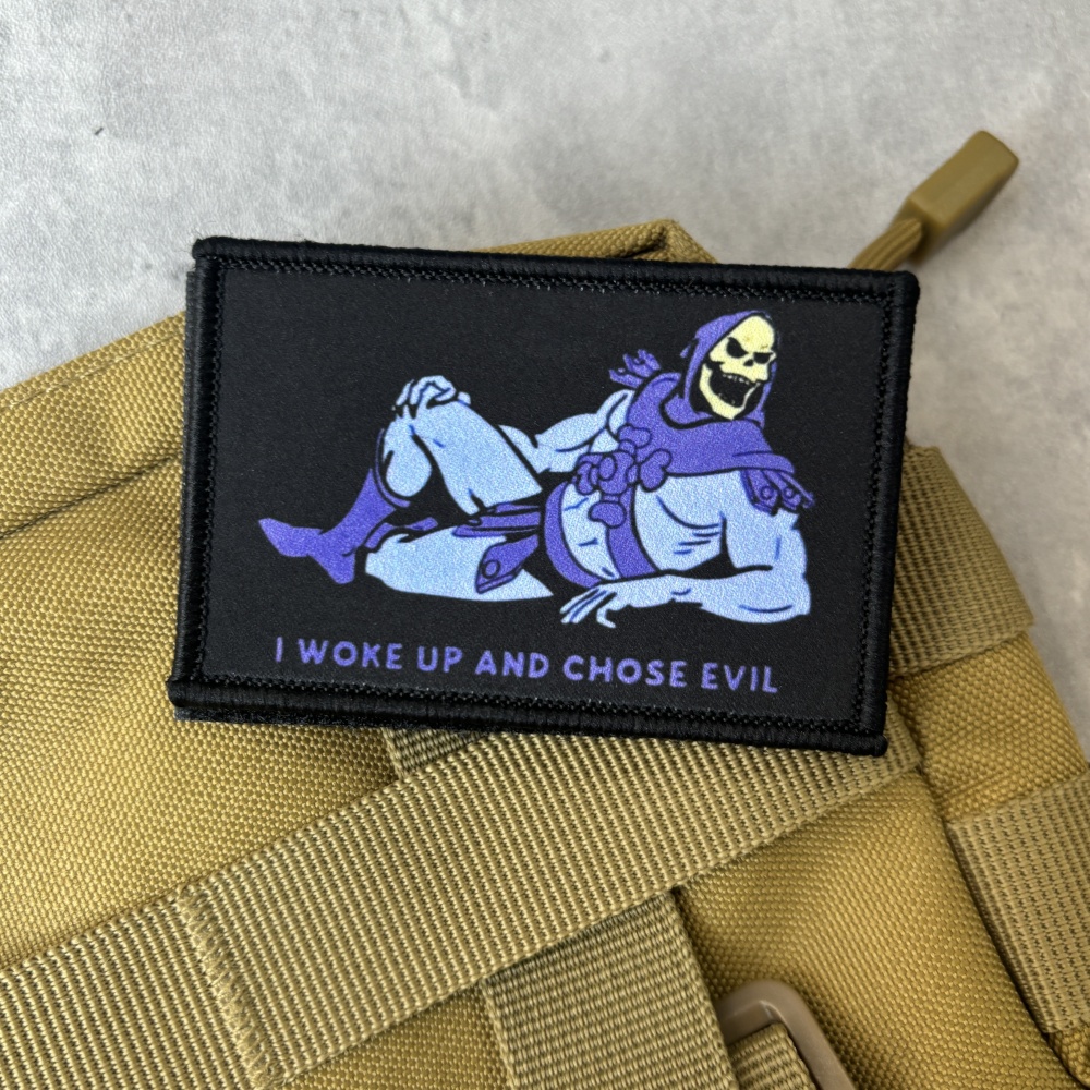 I WOKE UP AND CHOSE EVIL Patch - Urban Backpack Tactical recensione e prezzo