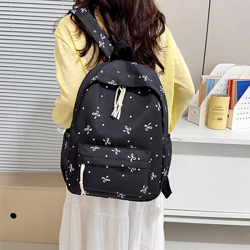 Zaino con Stampa Fiocco Carino - School Backpack Teen recensione e prezzo