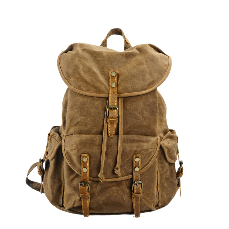 Zaino retrò in tela cerata mor - Canvas Backpack Casual recensione e prezzo