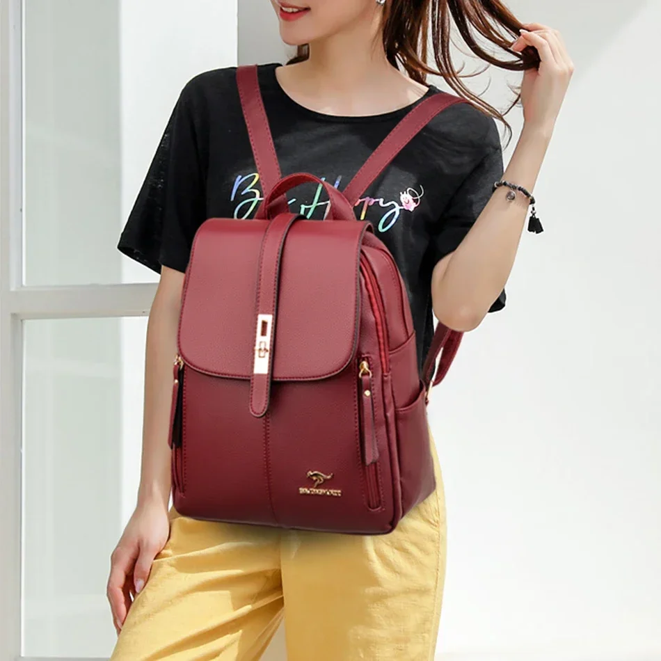 Zaino da donna in pelle di gra - Leather Backpack Vintage recensione e prezzo