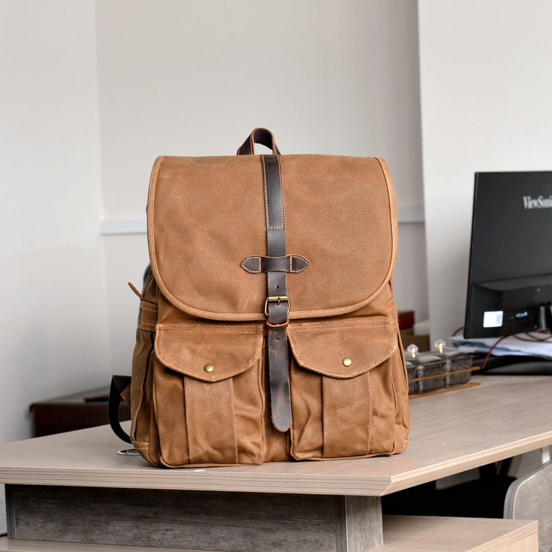 Nuovo zaino da uomo in tela ce - Canvas Backpack Casual recensione e prezzo
